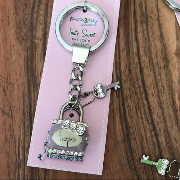 🗝VINTAGE Key Ring & Mini Purse Charm - Picture 3 of 5